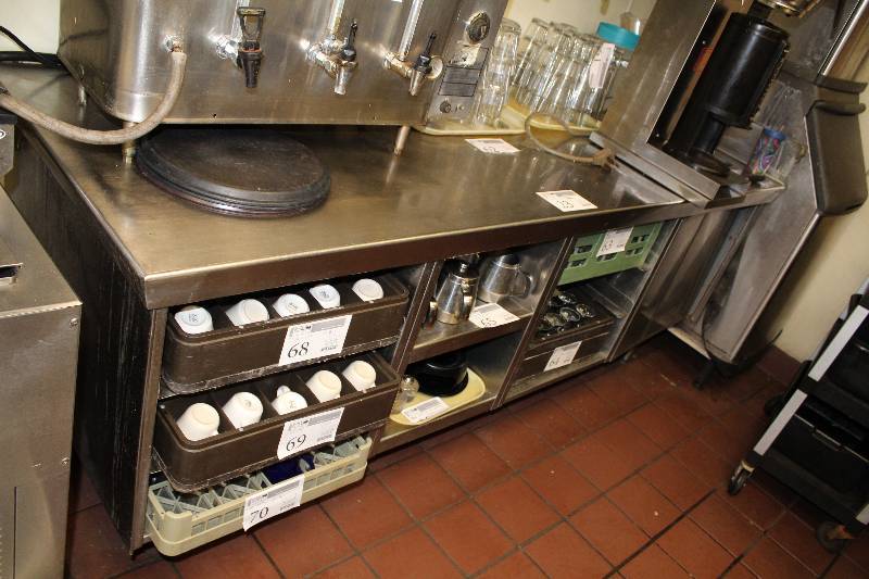 lot 23 image: Stainless Steel Prep Table