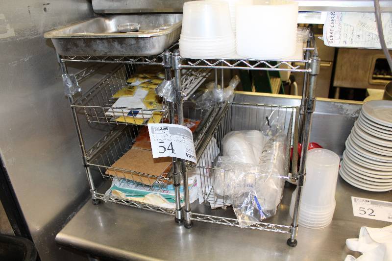 lot 54 image: Lot of (2) Wire Drawer Systems