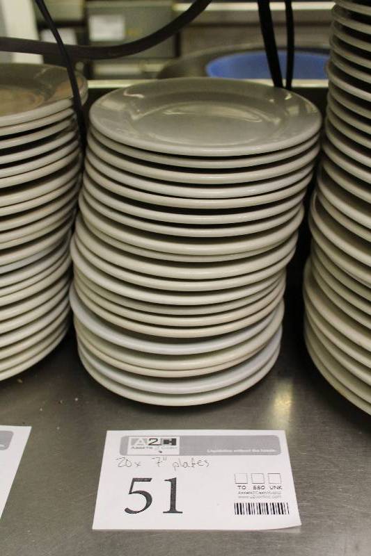 lot 51 image: Lot of (20) Plates