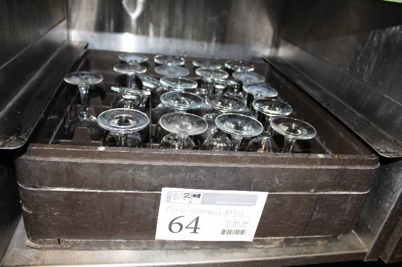 lot 64 image: Lot of (21) Stemmed Glassware
