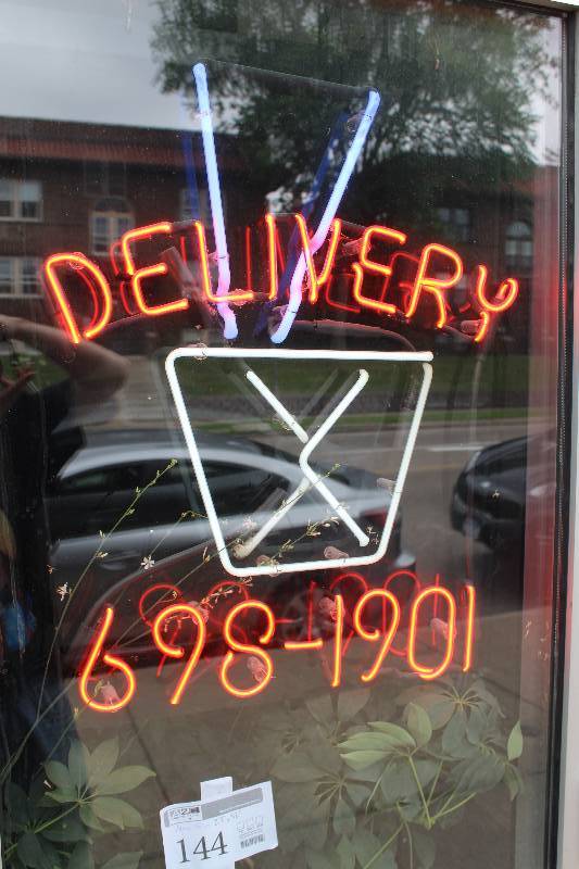 lot 144 image: Delivery Neon Sign