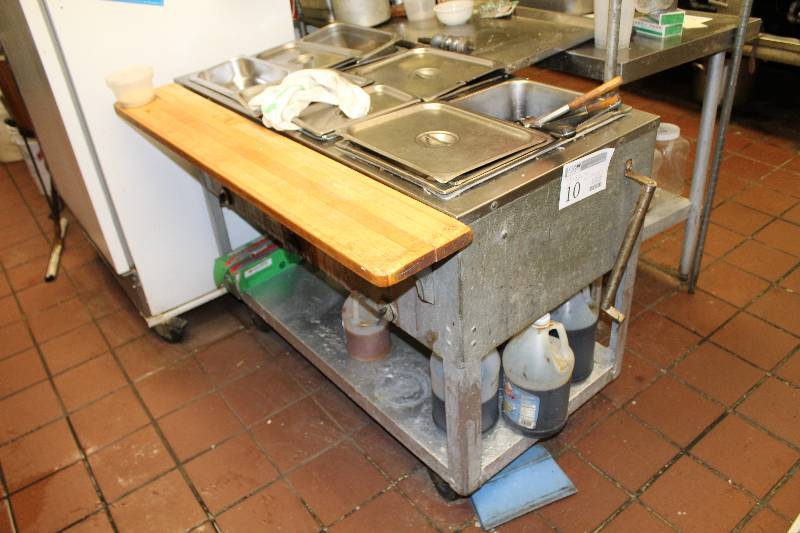 lot 10 image: Commercial NSF Food Prep Table