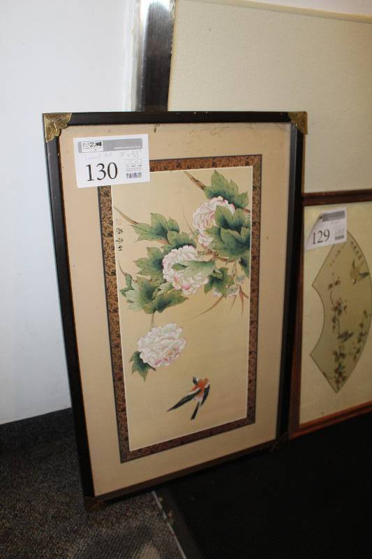 lot 130 image: Framed Matted Wall Art