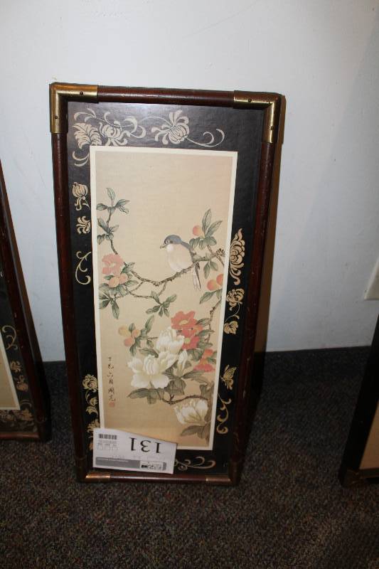 lot 131 image: Framed Matted Wall Art