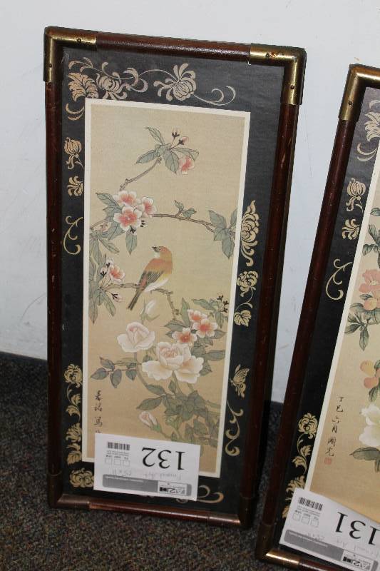 lot 132 image: Framed Matted Wall Art