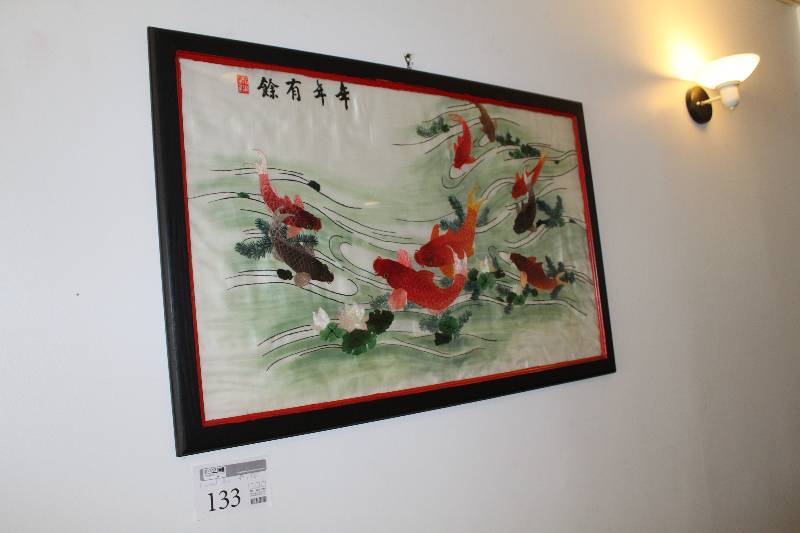lot 133 image: Framed Matted Wall Art