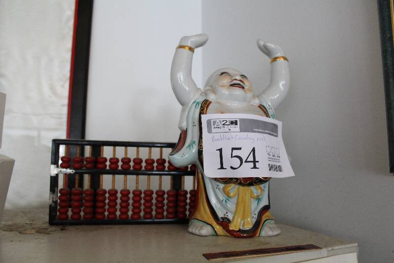 lot 154 image: Buddha Statue, Abacus