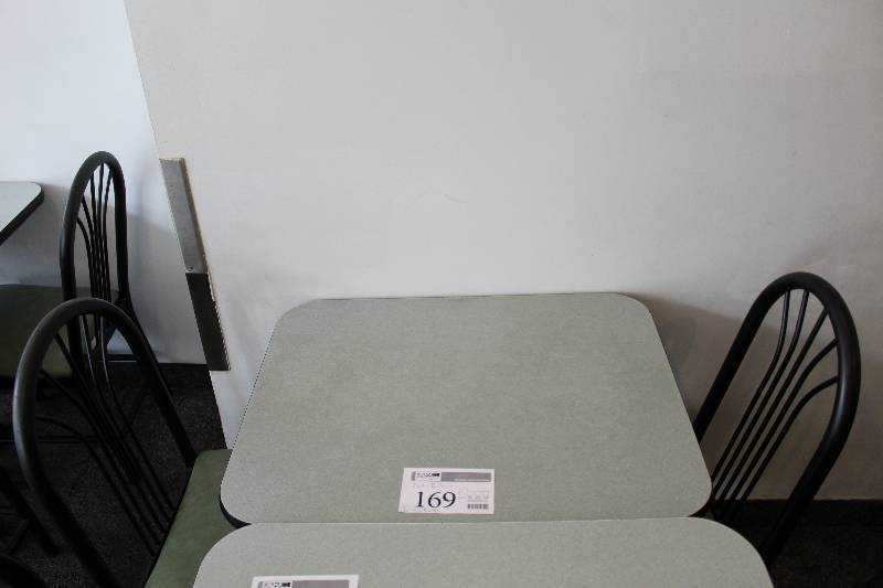 lot 169 image: Dining Table w 2-Padded Dining Chairs
