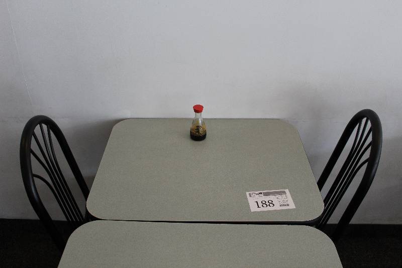 lot 188 image: Dining Table w 2-Padded Dining Chairs