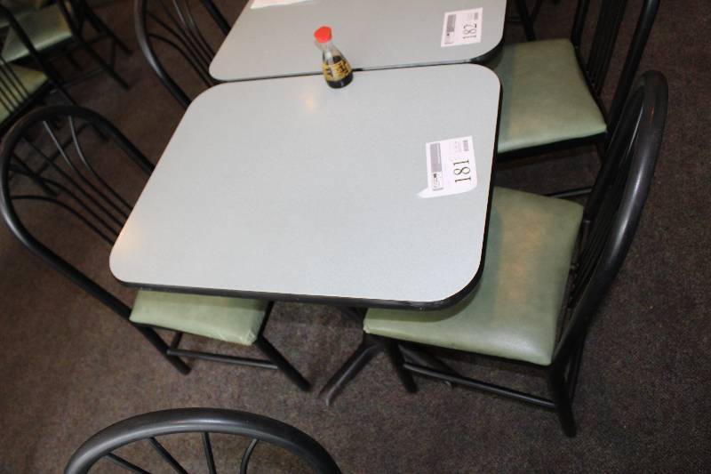 lot 181 image: Dining Table w 2-Padded Dining Chairs