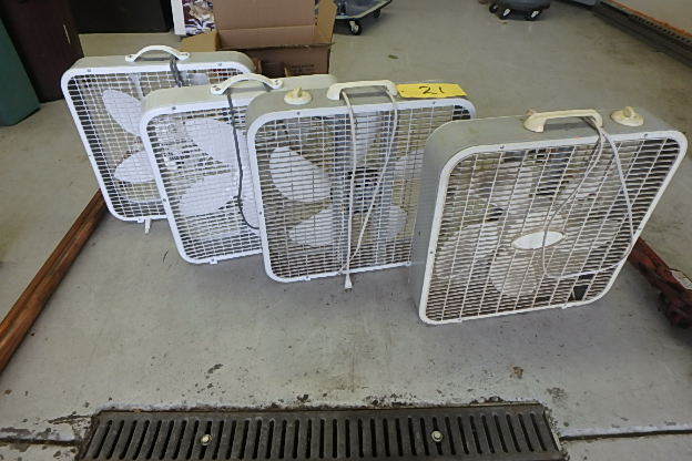 (4) Box Fans