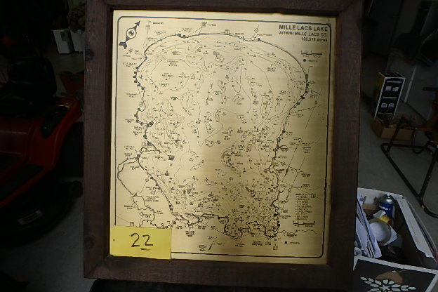 Cool Mille Lacs Lake Map