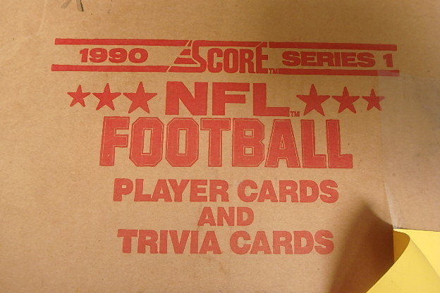 Case of 1990 Score Football Cards