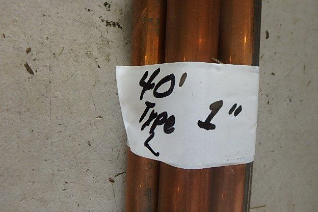 40 Type L 1 Copper Pipe