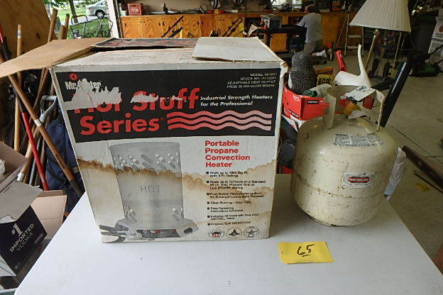 Propane Heater and Tank