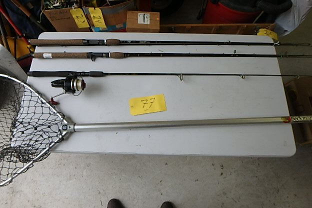 Walleye Rods and Net