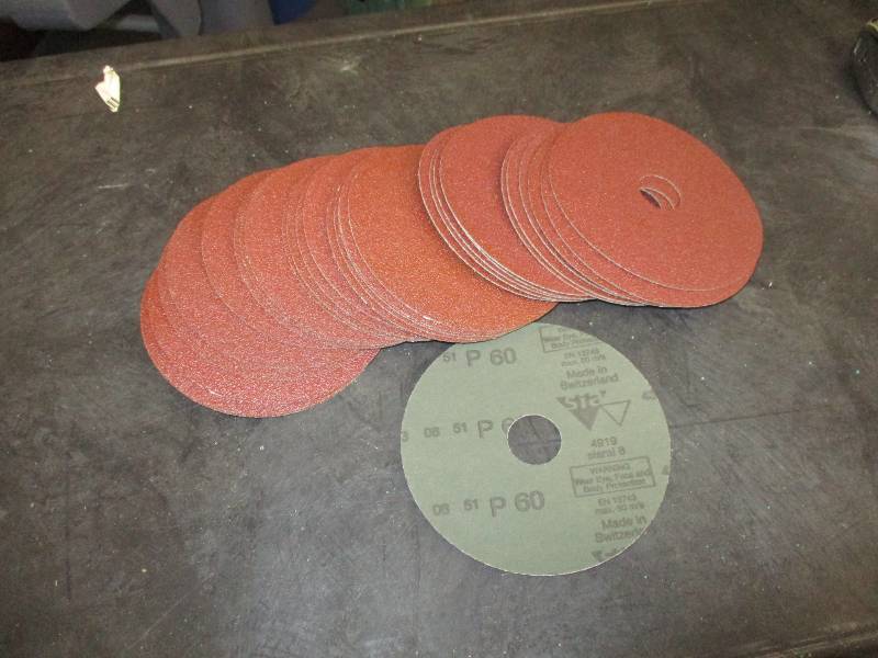 4 12 60grit Sanding Discs
