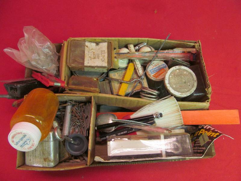lot 50 image: Lot of Hardware, Fasteners, Small Tools