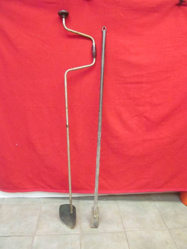 lot 62 image: Vintage Swedish Spoon, Home Made Ice Chisel