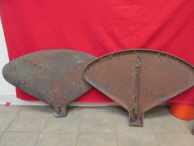 lot 64 image: 2 Vintage Tractor Fenders