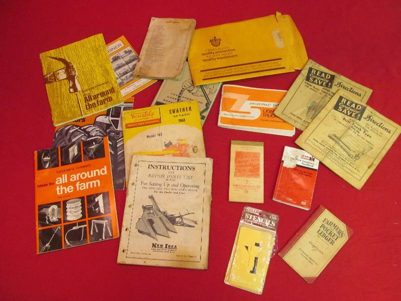 lot 81 image: Group of Farm Implement Manuals