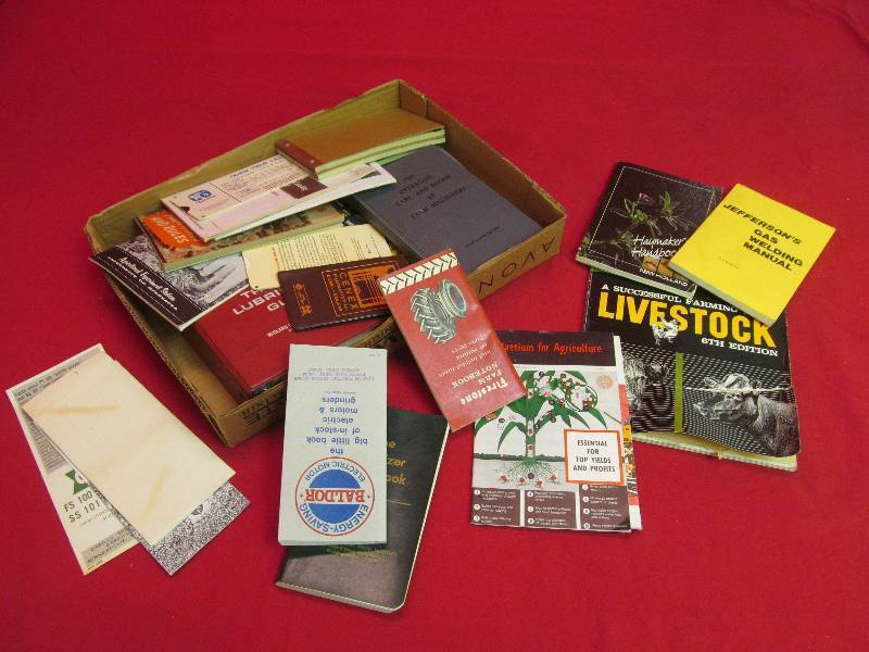 lot 105 image: Large Group of Farm Manuals and Literature