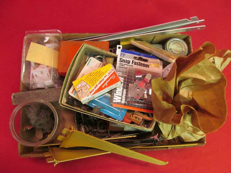lot 131 image: Lot of Hardware, Brackets, Fasteners and More
