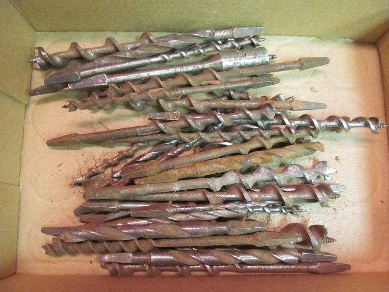 lot 154 image: Group of Wood Auger Bits