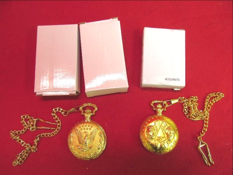 lot 164 image: Group of Pocket Watches from American Mint (5) Total