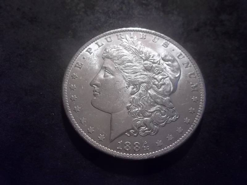 1884 O Morgan Silver Dollar