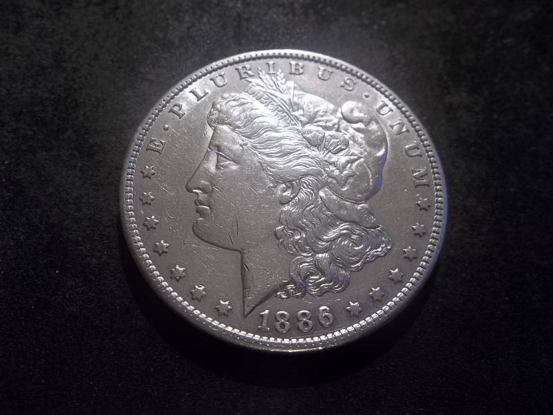 1886 S Morgan Silver Dollar