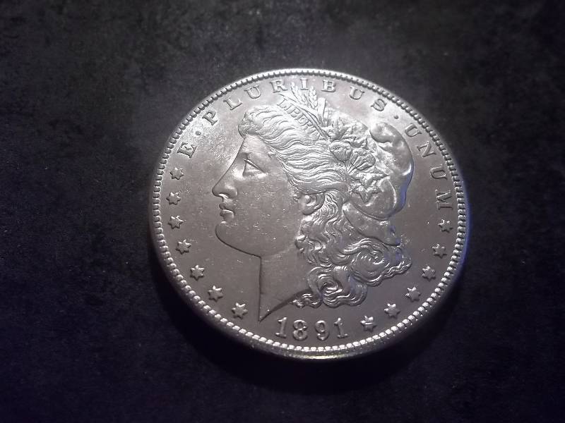 1891 S Morgan Silver Dollar