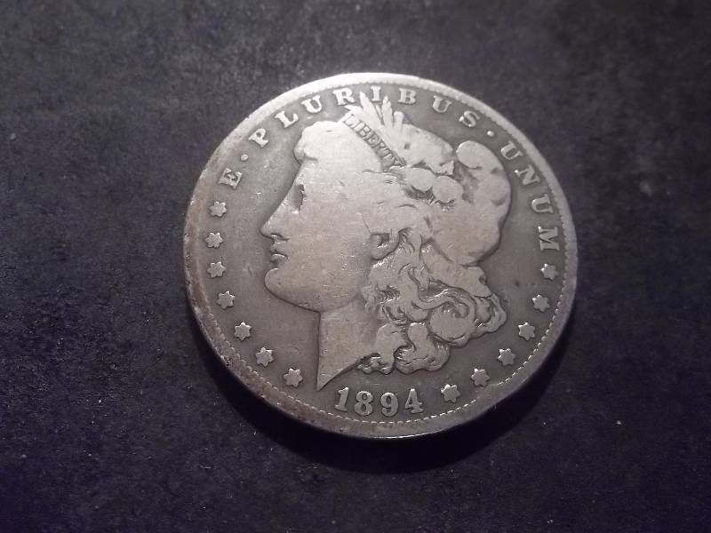 1894 O Morgan Silver Dollar