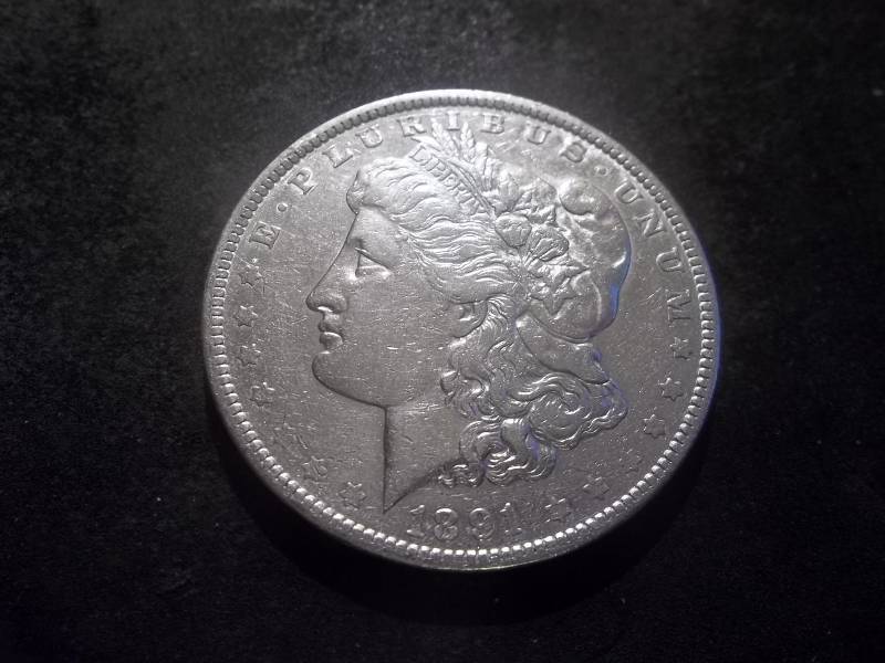 1891 Morgan Silver Dollar