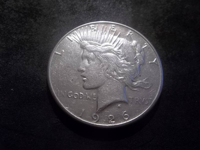 1926 S Silver Peace Dollar