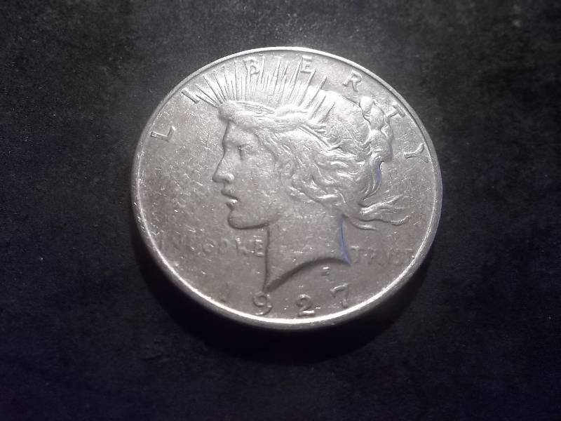 1927 D Peace Silver Dollar