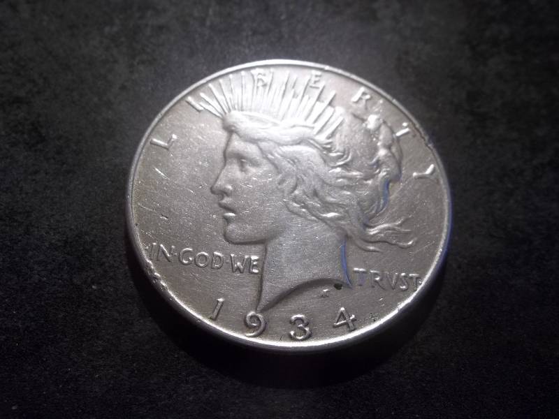 1934 Silver Peace Dollar
