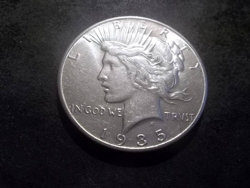 1935 Peace Silver Dollar