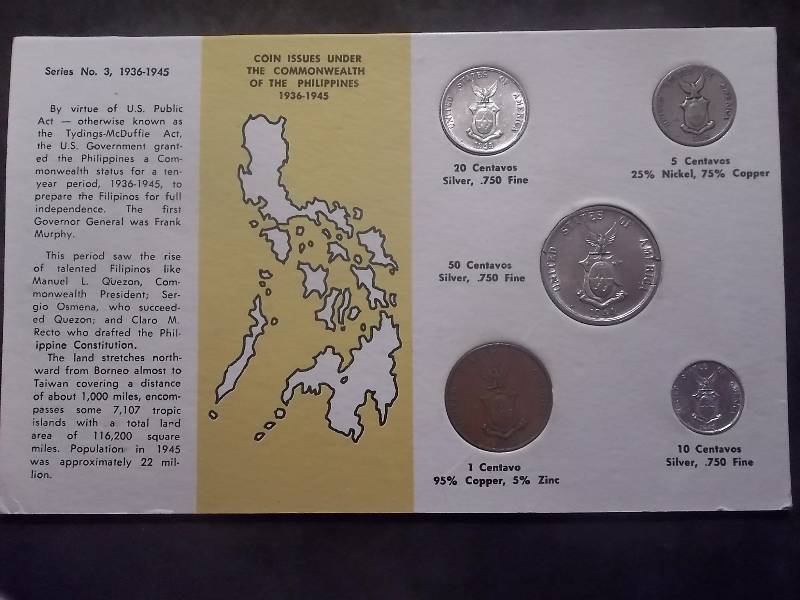 Philippine Coinage 1935-1945