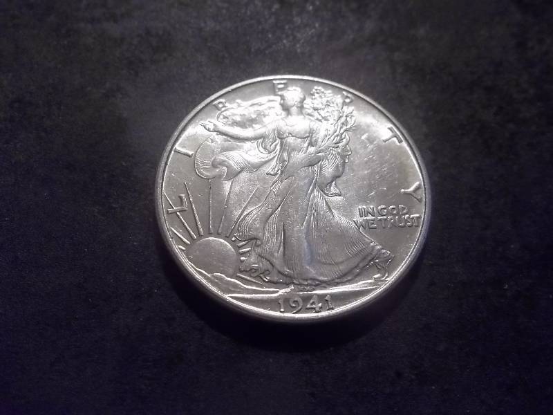 1941 S Walker Half Dollar