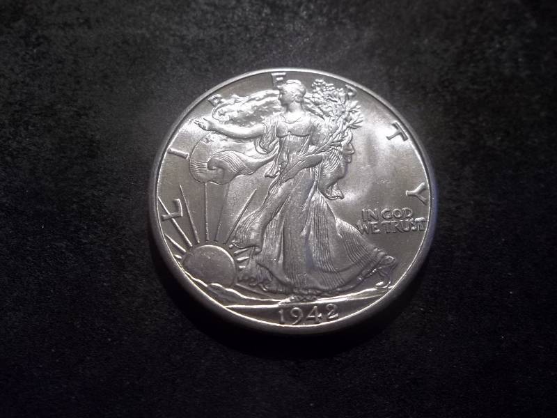 1942 D Walker Half Dollar