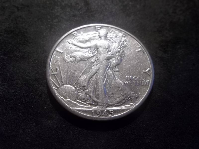 1945 D  Walker Half Dollar