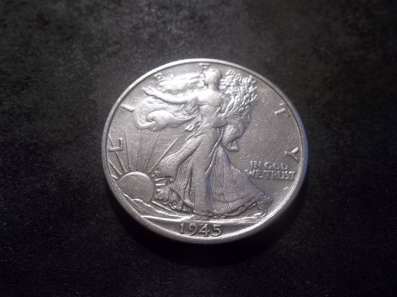 1945 S  Walker Half Dollar