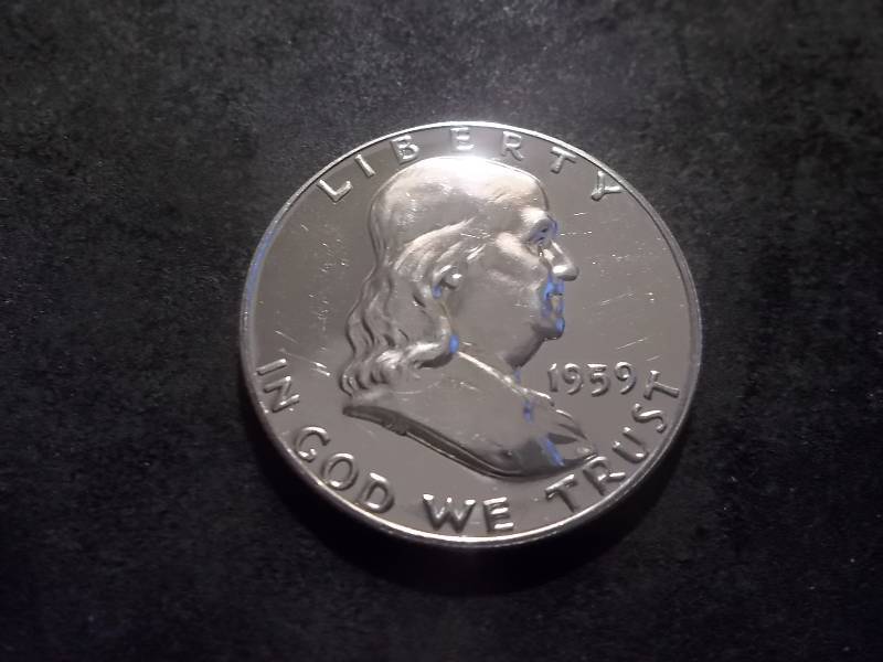 1959 Franklin Half Dollar Proof