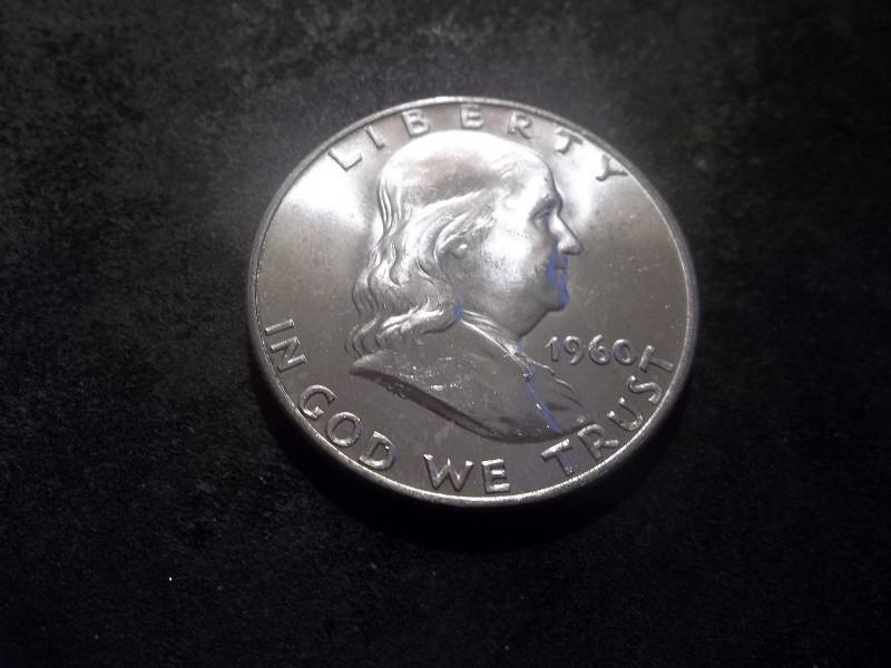 1960 D  Franklin Half Dollar