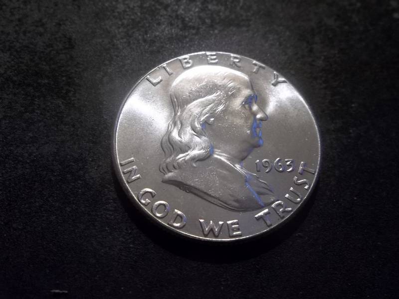 1963 D  Franklin Half Dollar