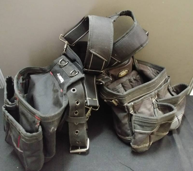 lot 23 image: Husky& DeadOn tool belt with shoulder harness
