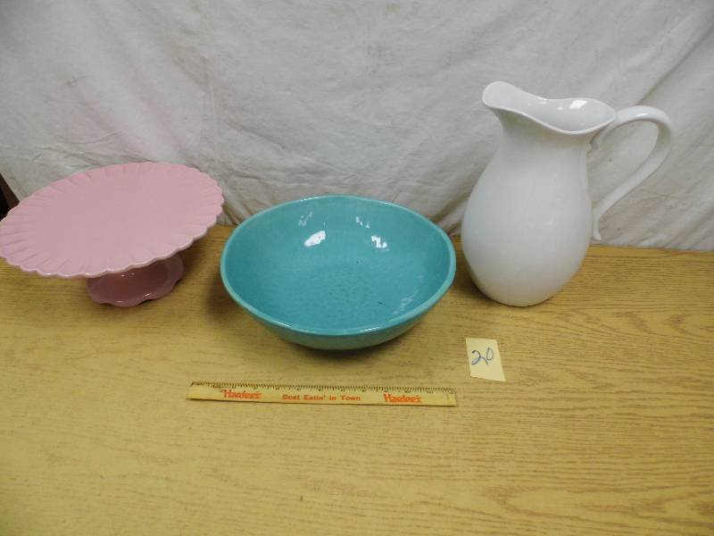 Pitcher - Bowl - Cake Plate