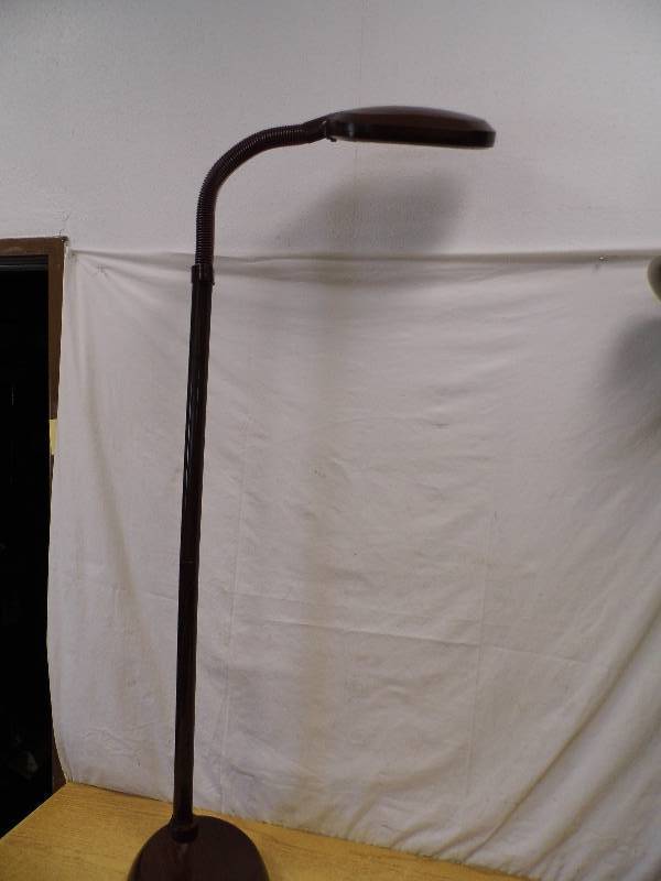 Woodgrain Metal Lamp