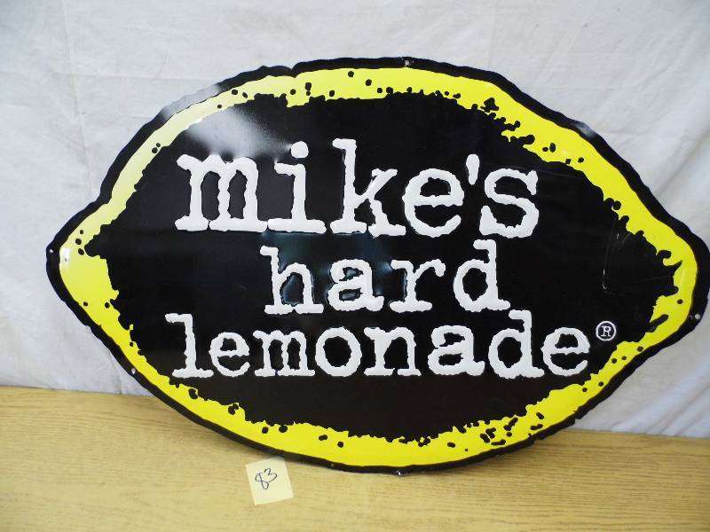 Mikes Hard Lemonade Sign